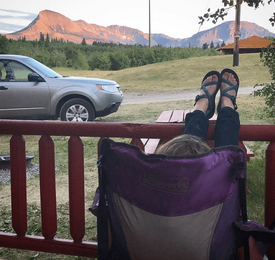 johnsons camping cabin